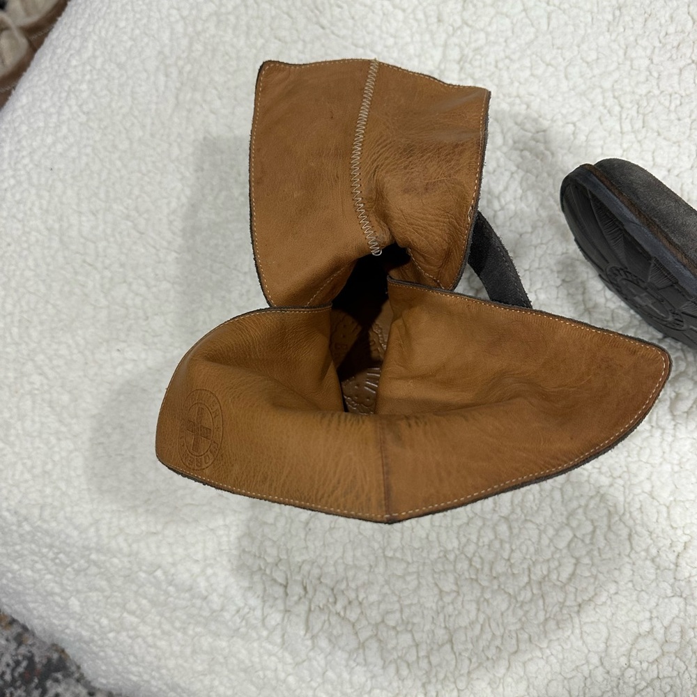 Fiorentini + Baker Eternity 713 Distressed Suede Boots 7-fits like 8.5! - Picture 5 of 7
